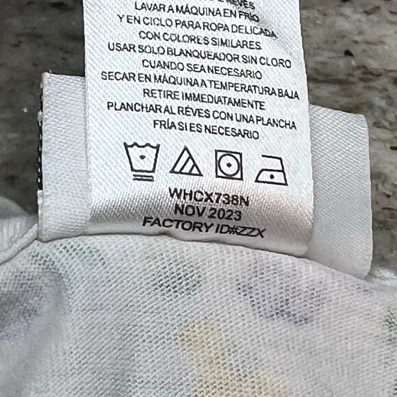 Nicole Miller NY Button Front Floral Sleeveless Ruffle Collar Tank Top, Girls 5 - Picture 7 of 8